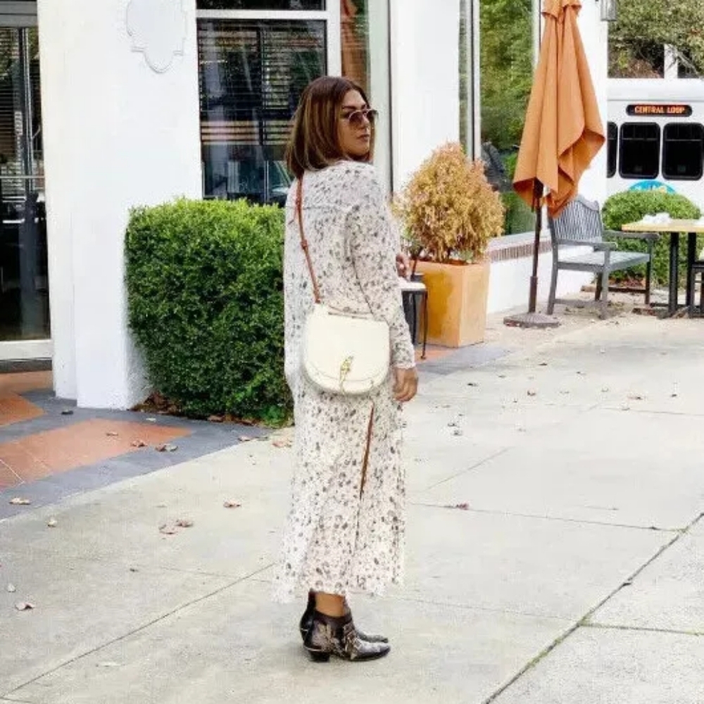 Free People Intimately Animal Print Maxed Out Maxi Top Dress Robe Duster SMALL - Picture 4 of 16
